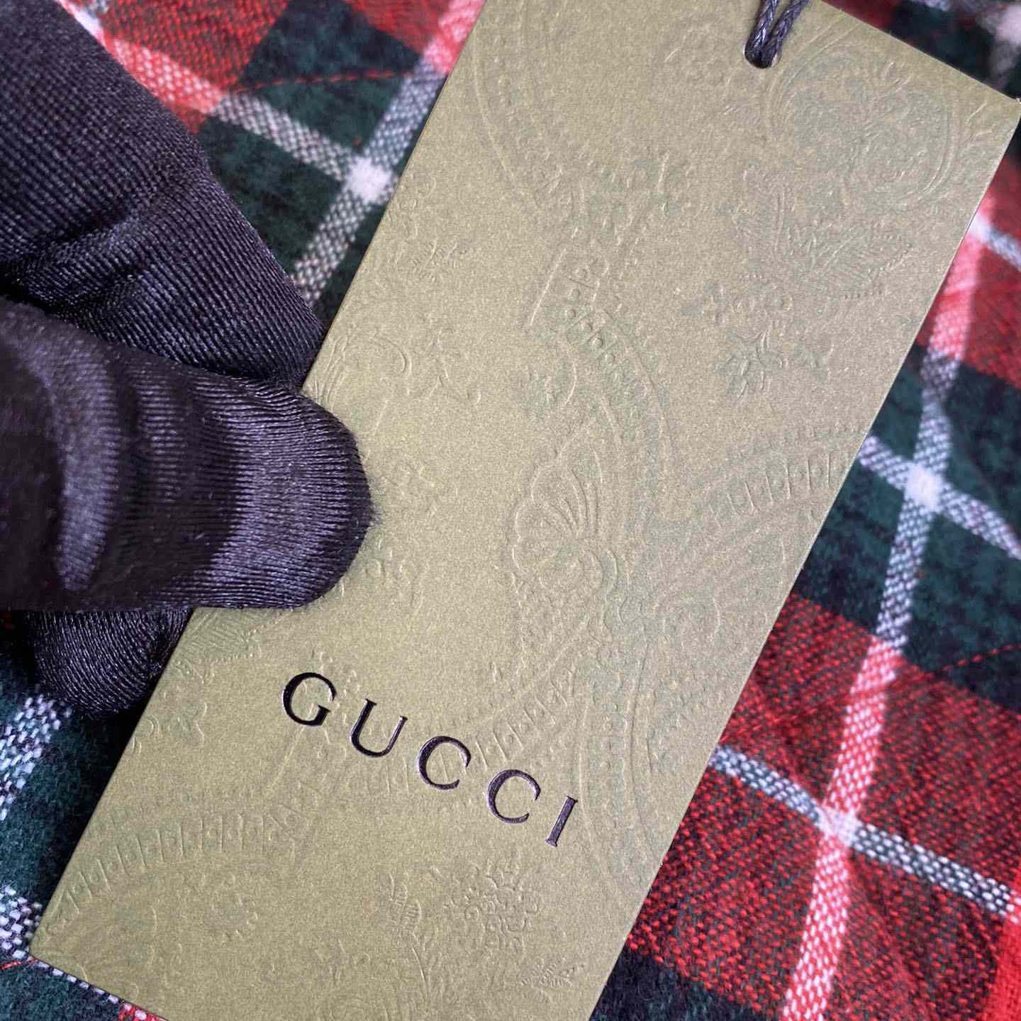 Gucci GG Jacquard Denim Shirt - PerfectKickZ