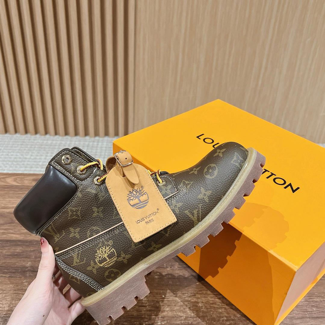 Louis Vuitton x Timberland Ankle Boot - PerfectKickZ