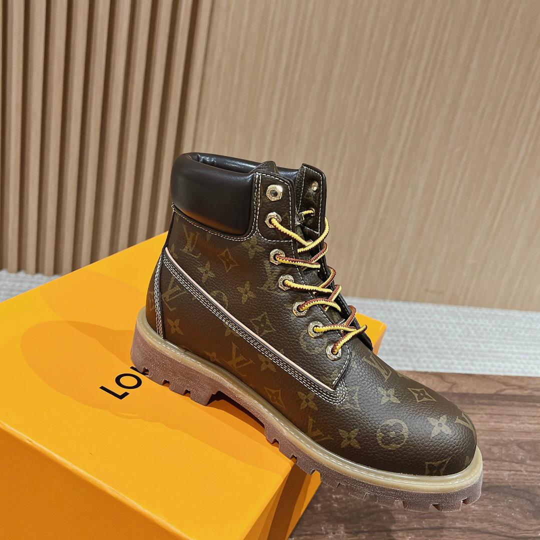 Louis Vuitton x Timberland Ankle Boot - PerfectKickZ
