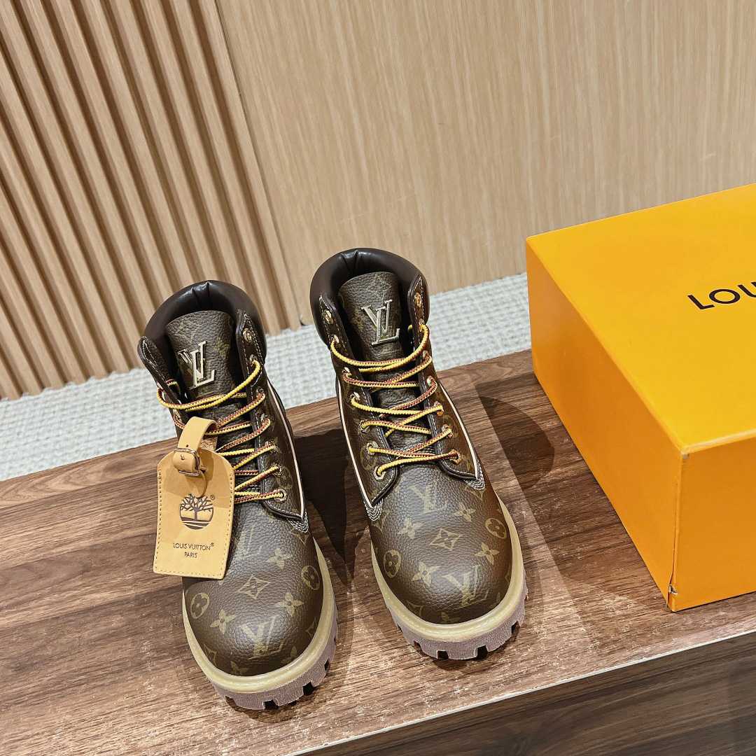 Louis Vuitton x Timberland Ankle Boot - PerfectKickZ