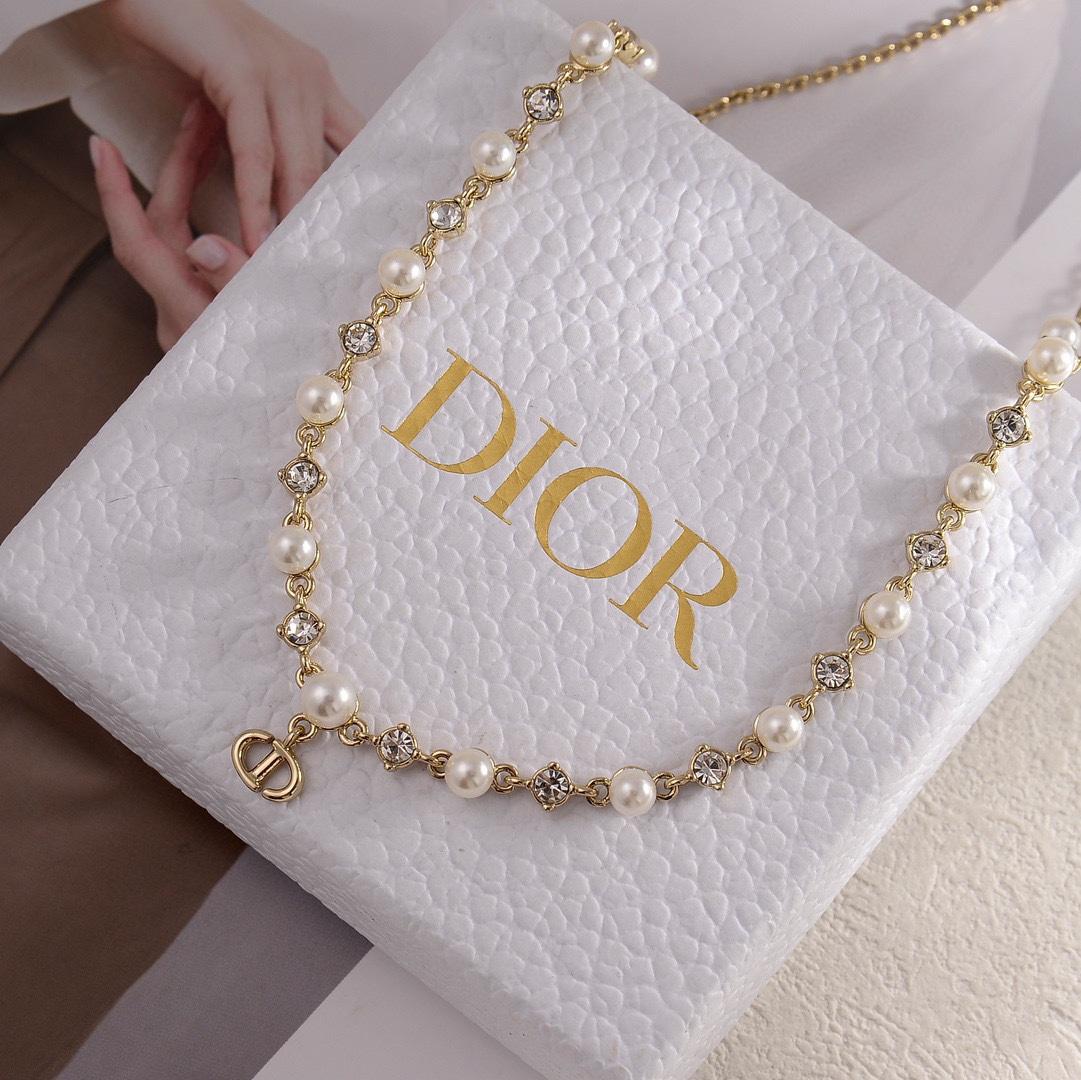 Dior Petit CD Treasure Necklace - PerfectKickZ