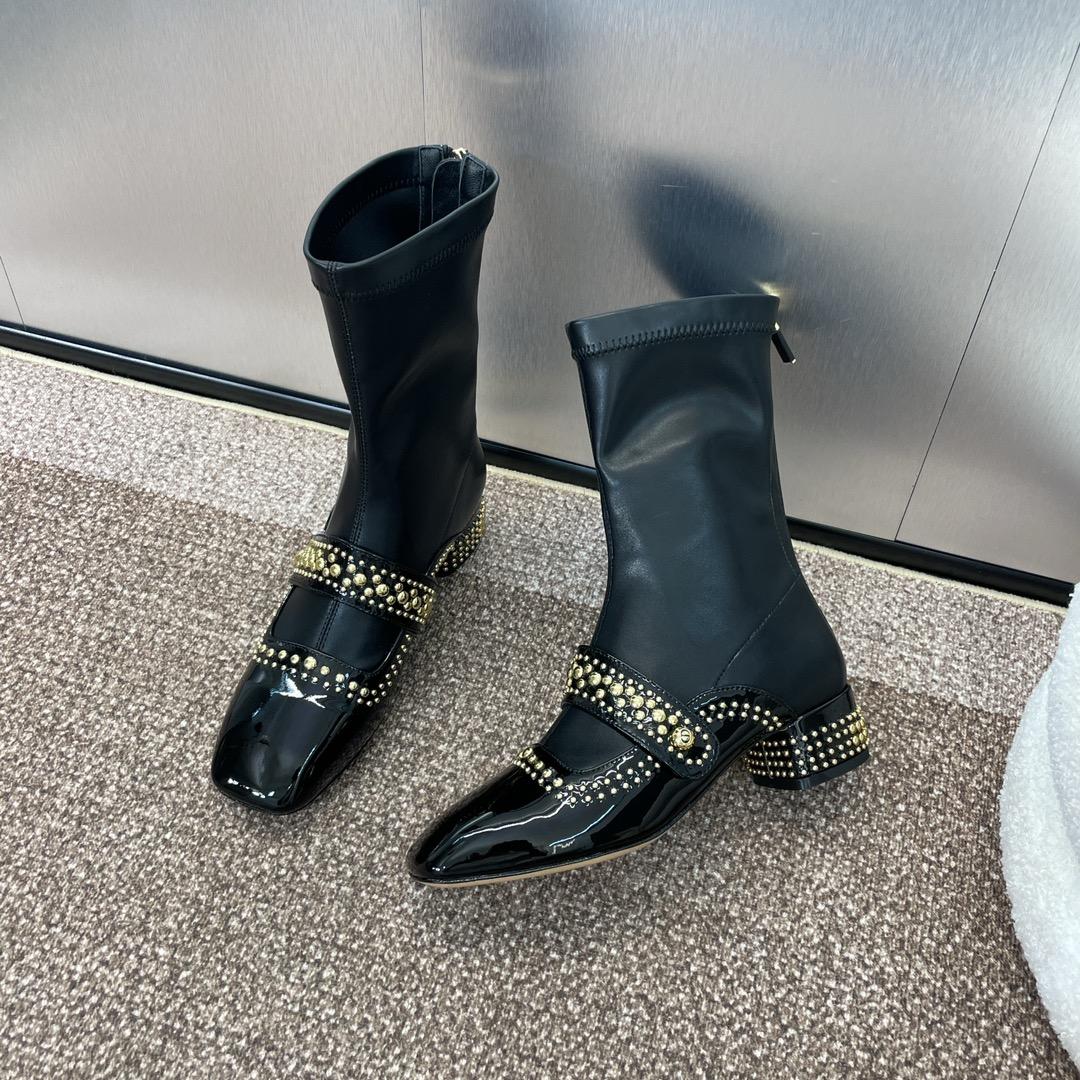 Dior Belle-D Heeled Ankle Boot - PerfectKickZ