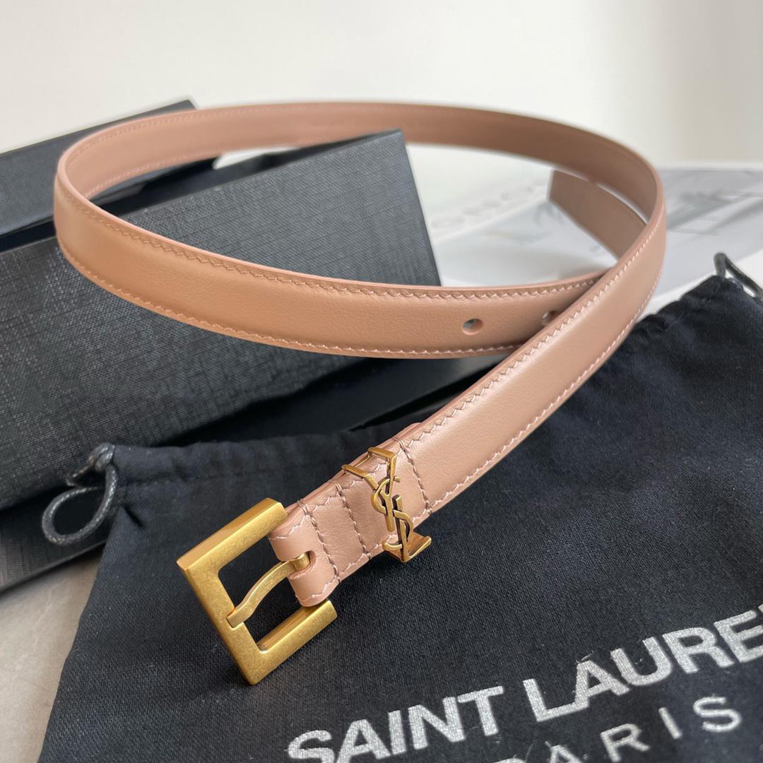 Saint Laurent Leather Belt    20mm - PerfectKickZ