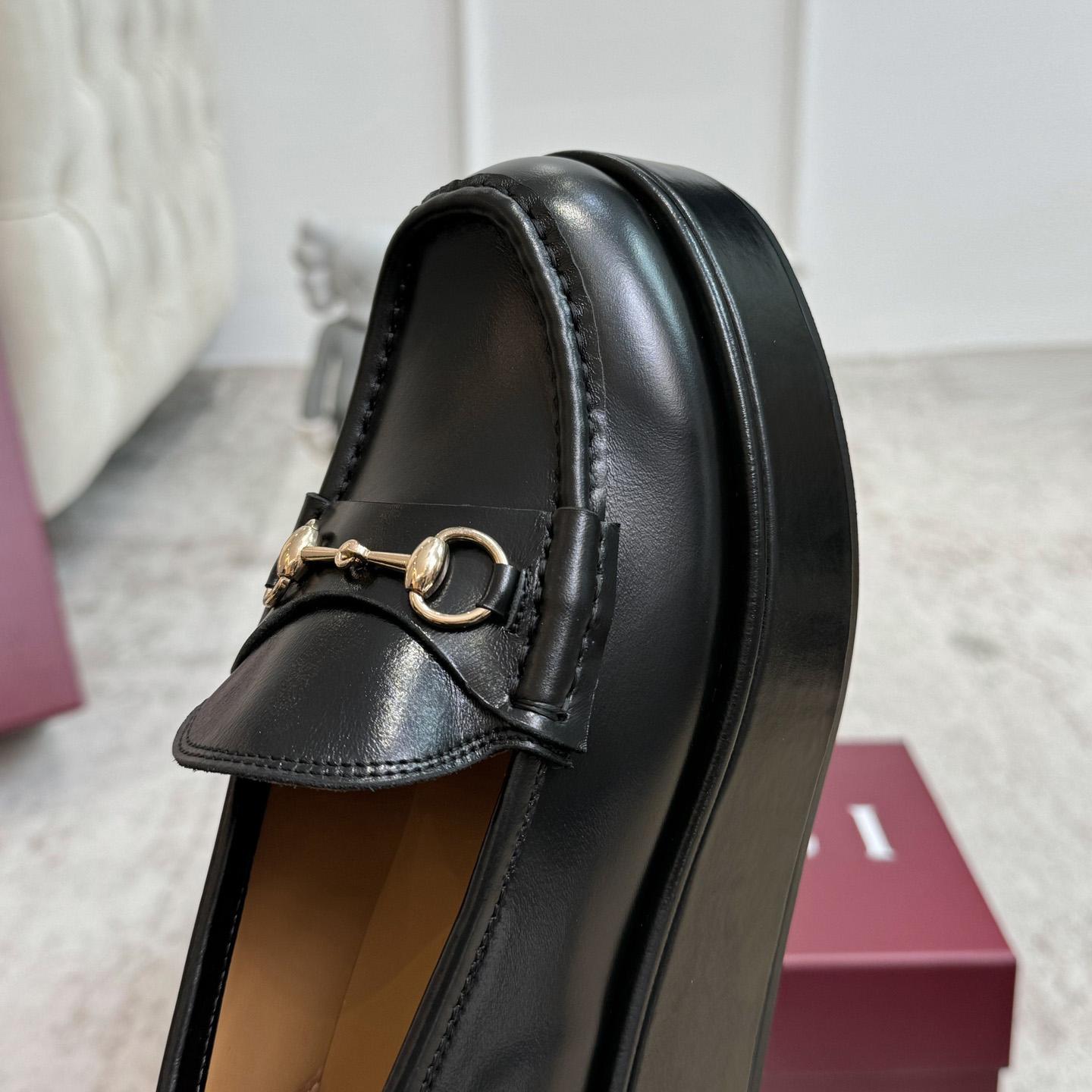 Gucci Women's Horsebit Wedge Loafer - PerfectKickZ