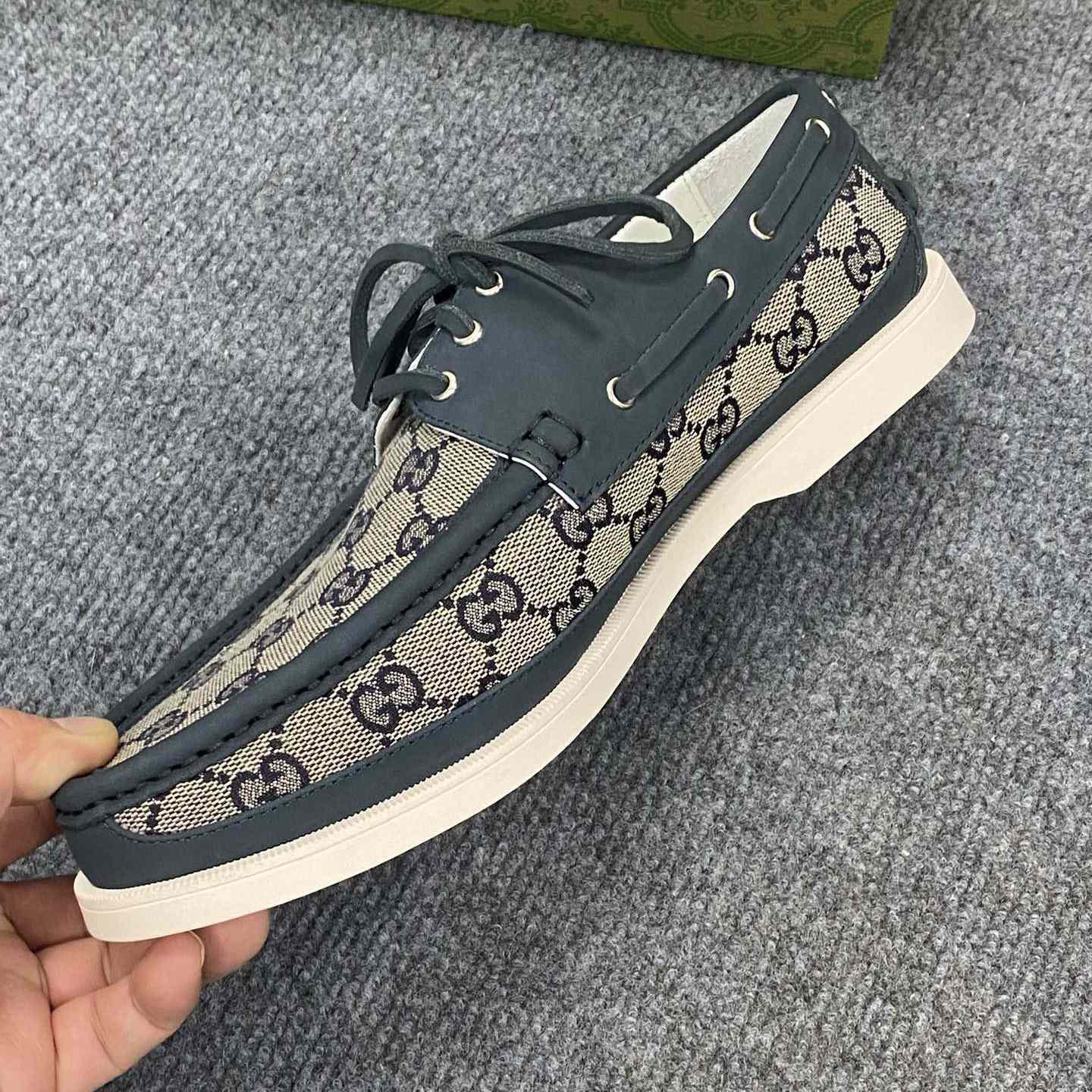 Gucci Men's Original GG Lace-up Loafer - PerfectKickZ