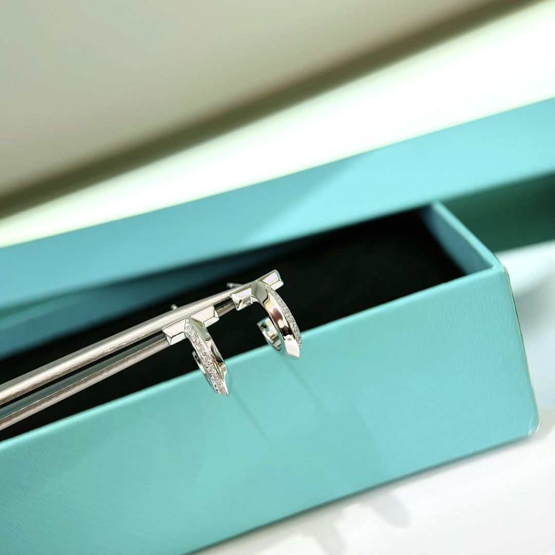 Tiffany & Co. White Gold Earrings - PerfectKickZ