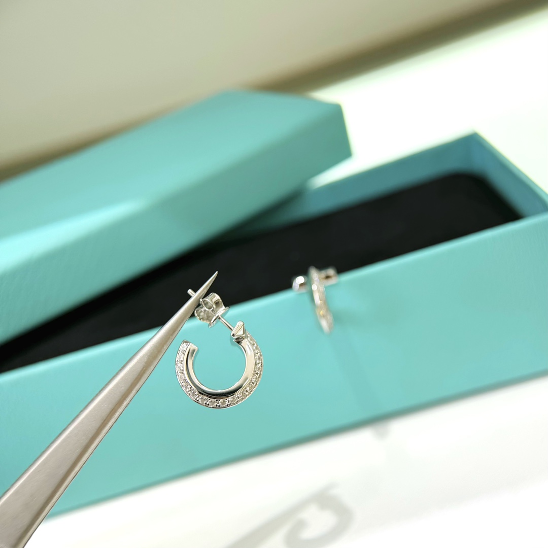 Tiffany & Co. White Gold Earrings - PerfectKickZ