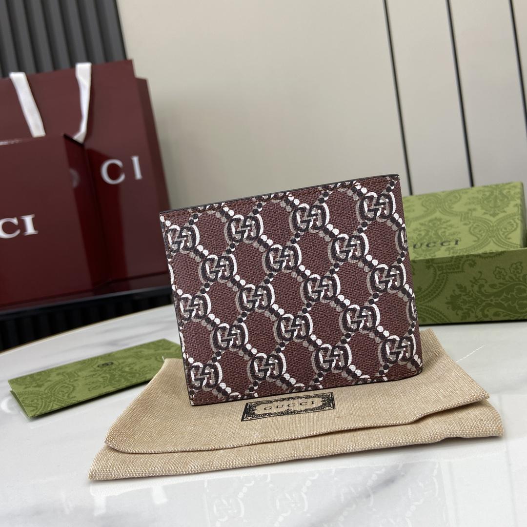 Gucci Bi-fold Wallet With GG Shadow - PerfectKickZ