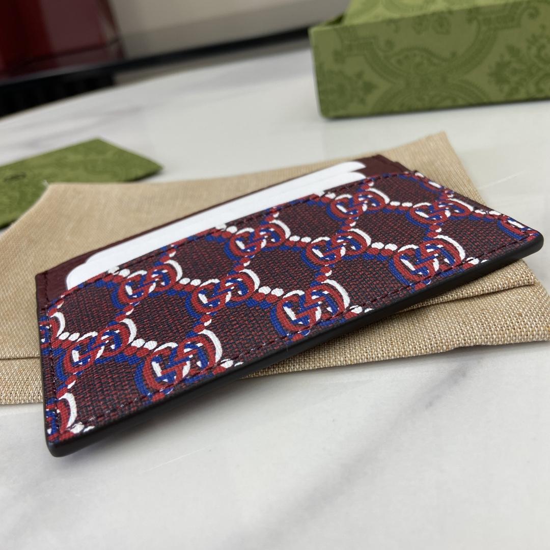 Gucci Card Case With GG Shadow - 