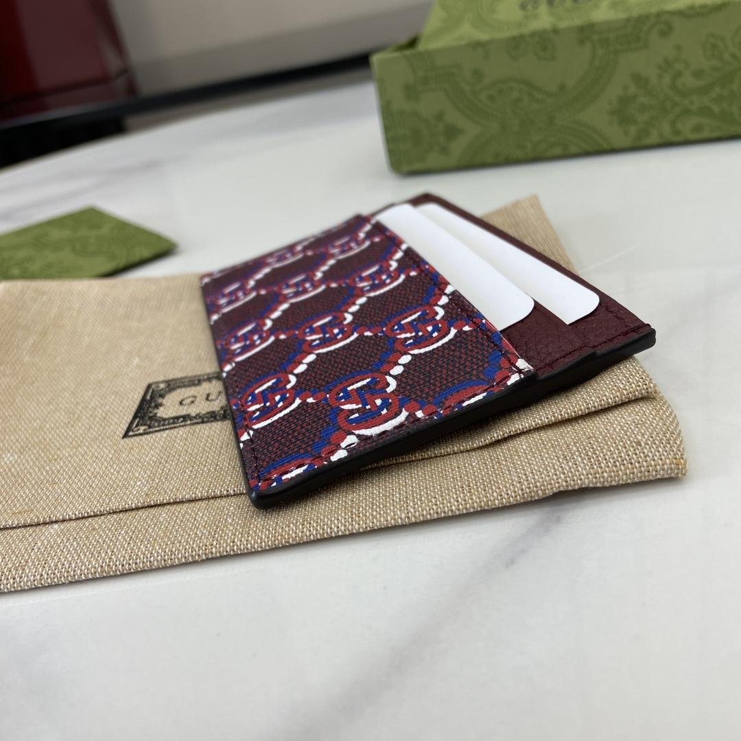 Gucci Card Case With GG Shadow - 