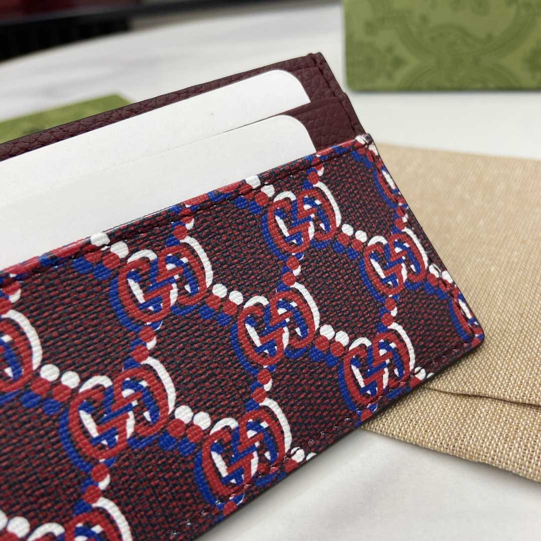 Gucci Card Case With GG Shadow - 