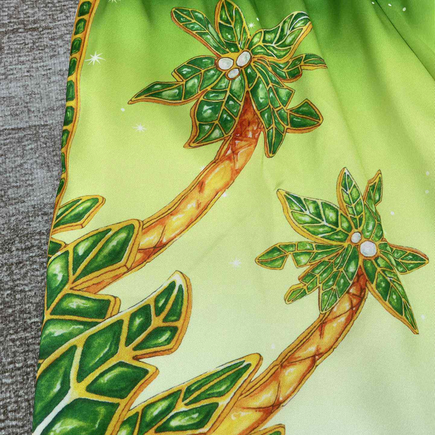 Casablanca Joyaux D'Afrique Satin Shorts   CA3509 - PerfectKickZ