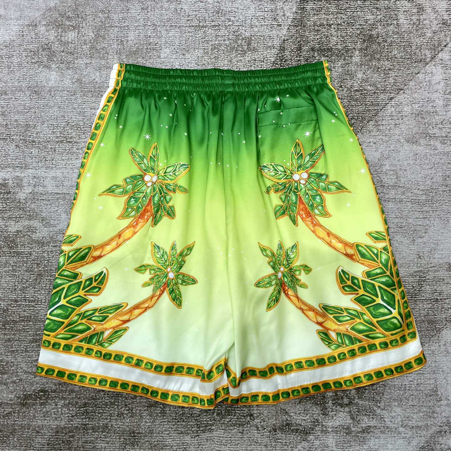 Casablanca Joyaux D'Afrique Satin Shorts   CA3509 - PerfectKickZ