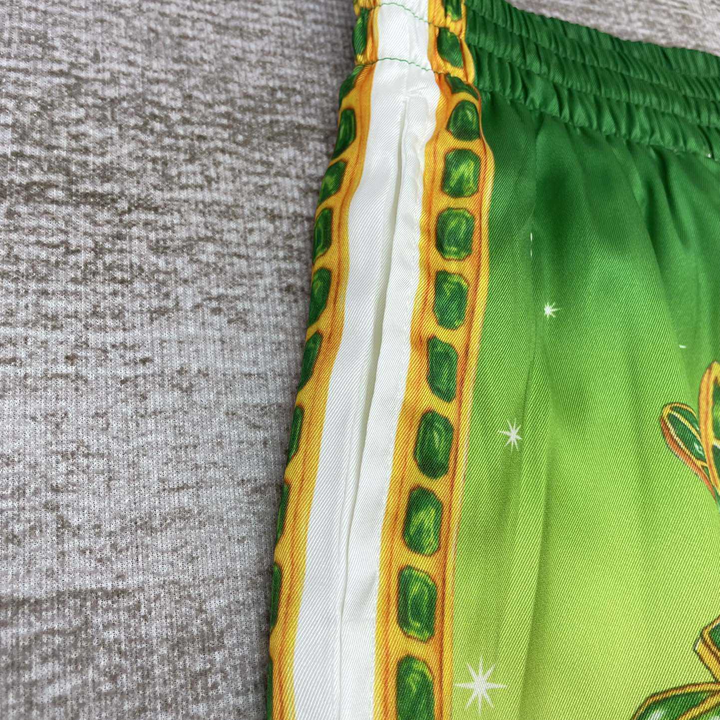 Casablanca Joyaux D'Afrique Satin Shorts   CA3509 - PerfectKickZ