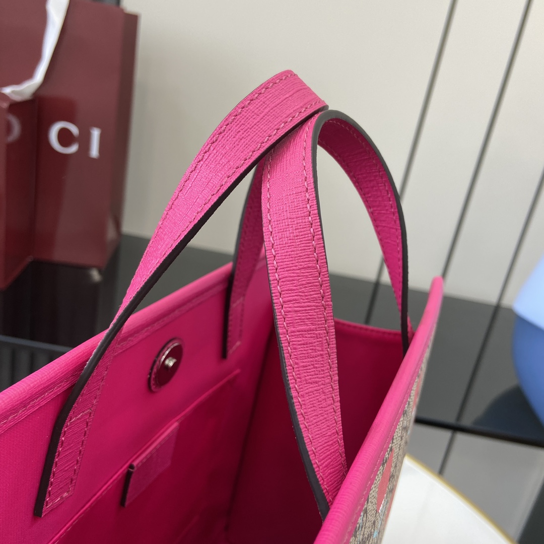 Gucci Children's Flower print Tote Bag - PerfectKickZ