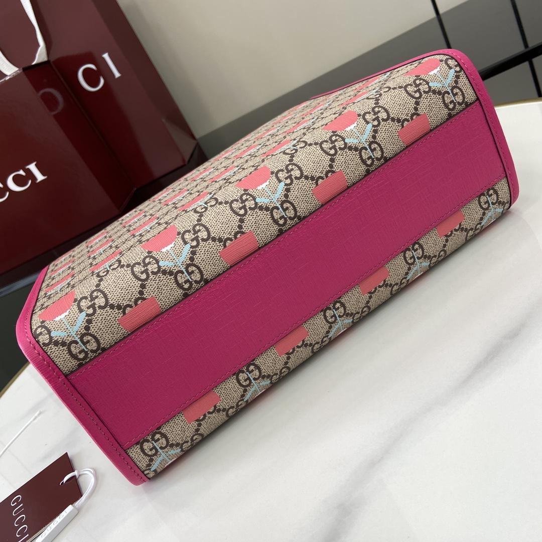 Gucci Children's Flower print Tote Bag - PerfectKickZ