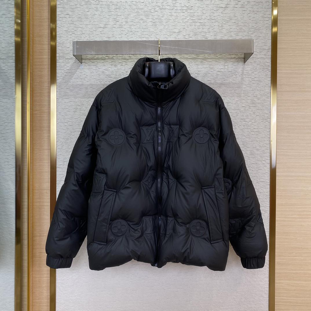 Louis Vuitton Monogram Leather Hooded Down Jacket             1AATKN              - PerfectKickZ