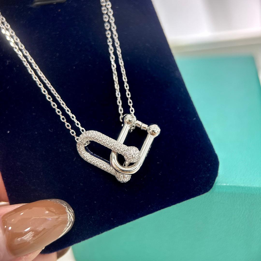 Tiffany & Co. Large Double Link Pendant - PerfectKickZ