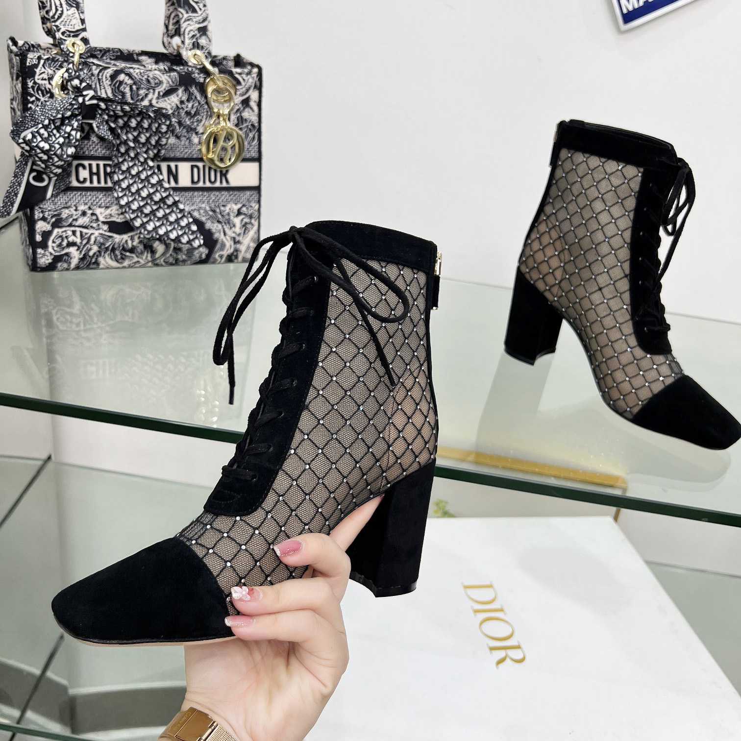 Dior Naughtily-D Heeled Ankle Boot - PerfectKickZ