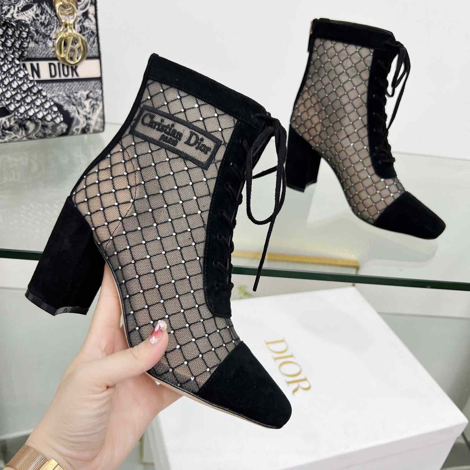 Dior Naughtily-D Heeled Ankle Boot - PerfectKickZ