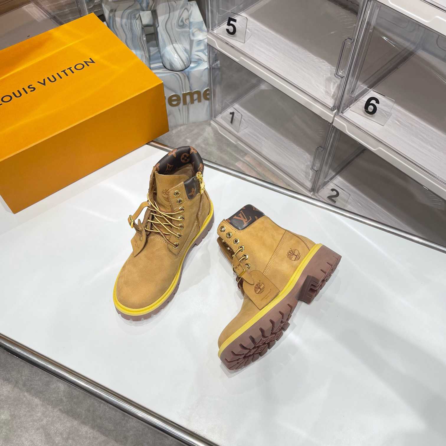 Louis Vuitton x 6 Inch Ankle Boot 'Wheat' - PerfectKickZ