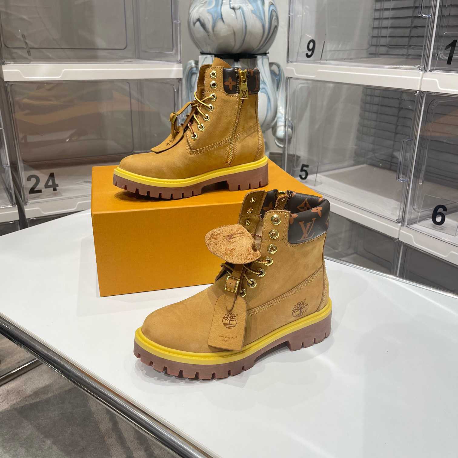 Louis Vuitton x 6 Inch Ankle Boot 'Wheat' - PerfectKickZ