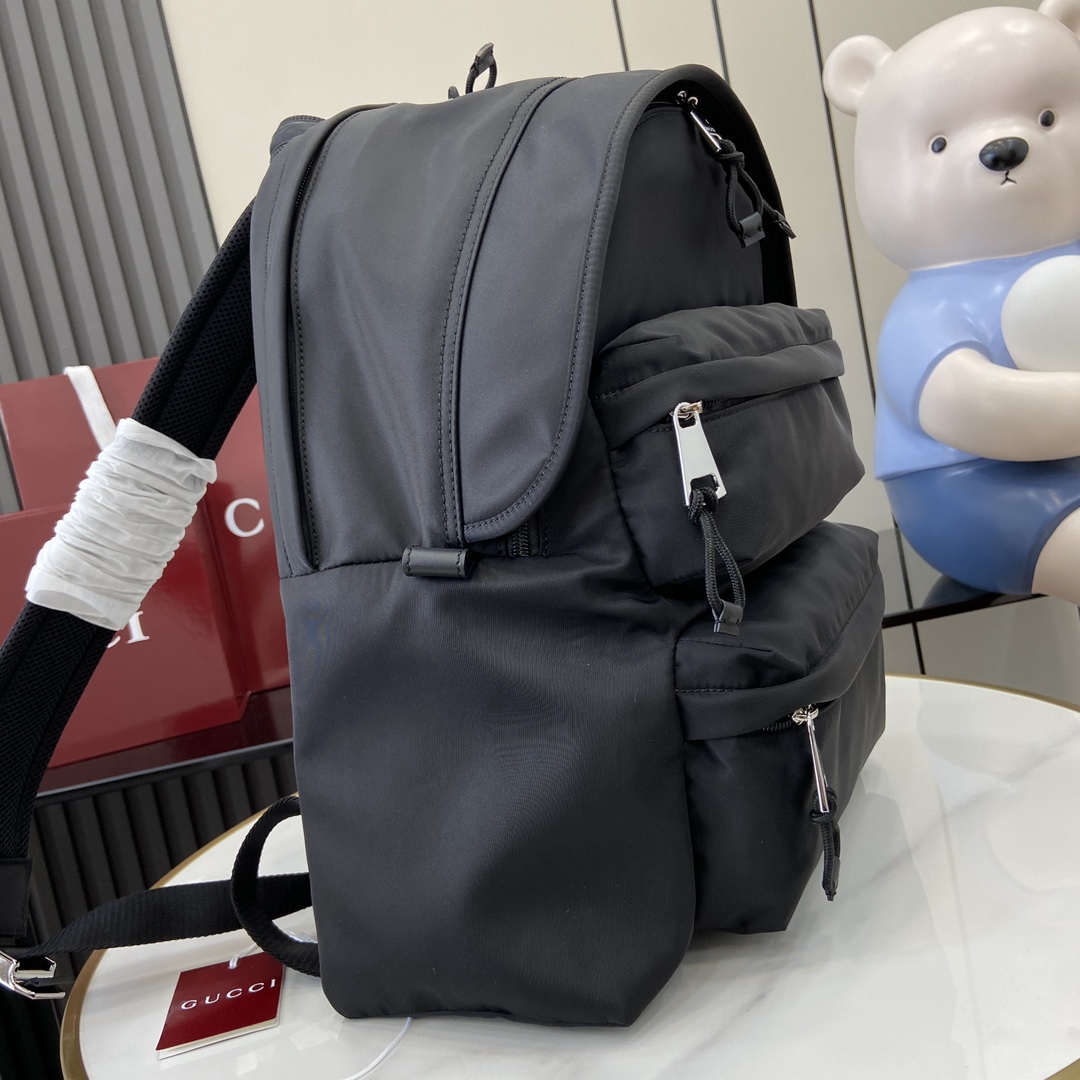 Gucci Medium Backpack With Gucci Logo - PerfectKickZ