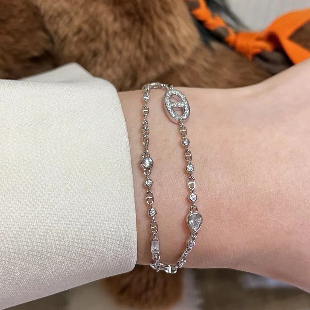 Hermes Chaine D'ancre Chaos Fancy Bracelet - PerfectKickZ