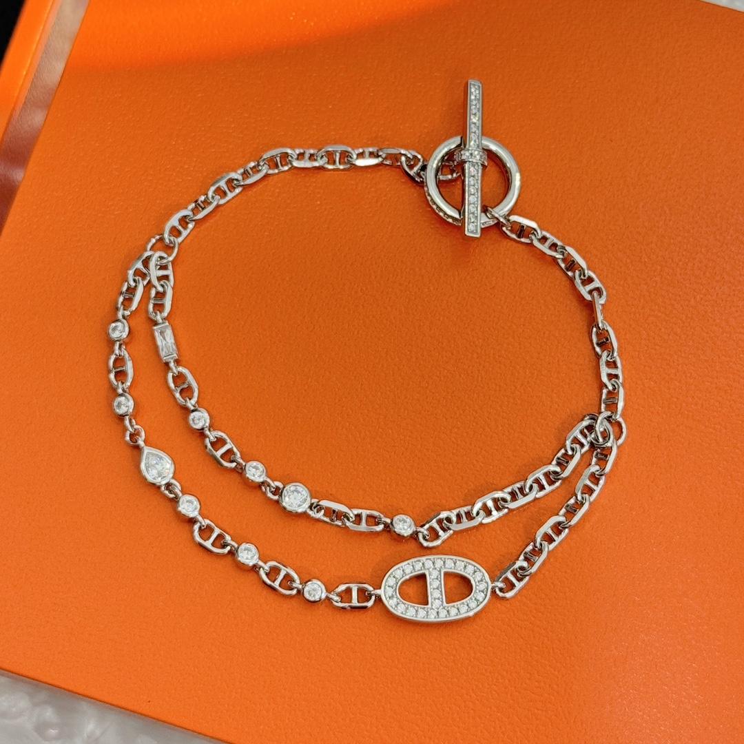 Hermes Chaine D'ancre Chaos Fancy Bracelet - PerfectKickZ