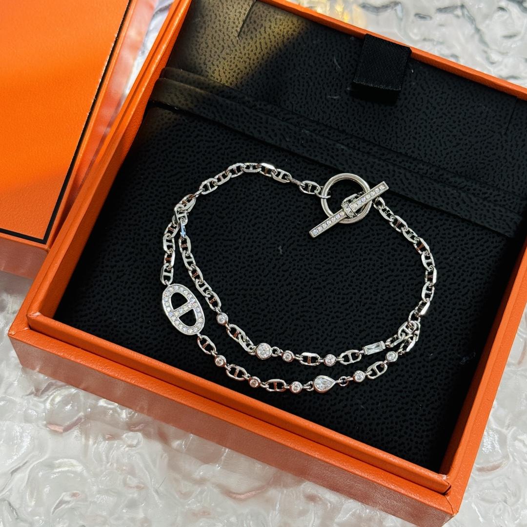 Hermes Chaine D'ancre Chaos Fancy Bracelet - PerfectKickZ