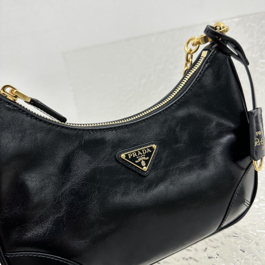 Prada Re-Edition 2005 Naplak Patent Leather Bag - PerfectKickZ