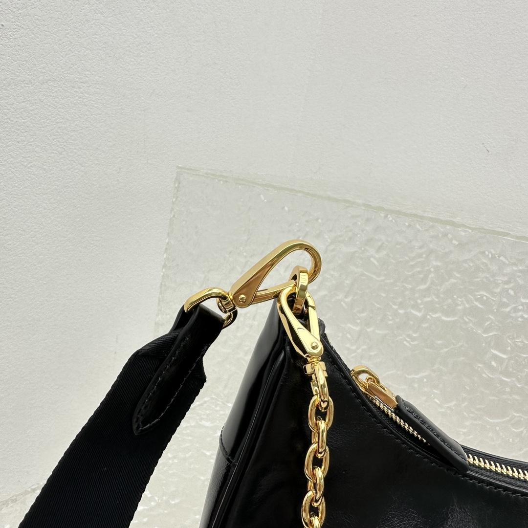 Prada Re-Edition 2005 Naplak Patent Leather Bag - PerfectKickZ