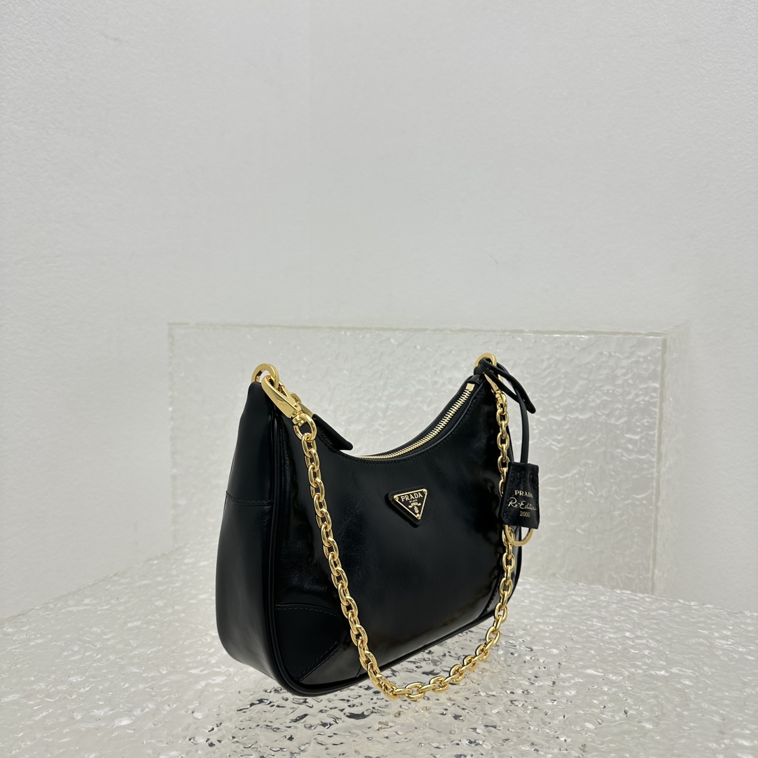 Prada Re-Edition 2005 Naplak Patent Leather Bag - PerfectKickZ