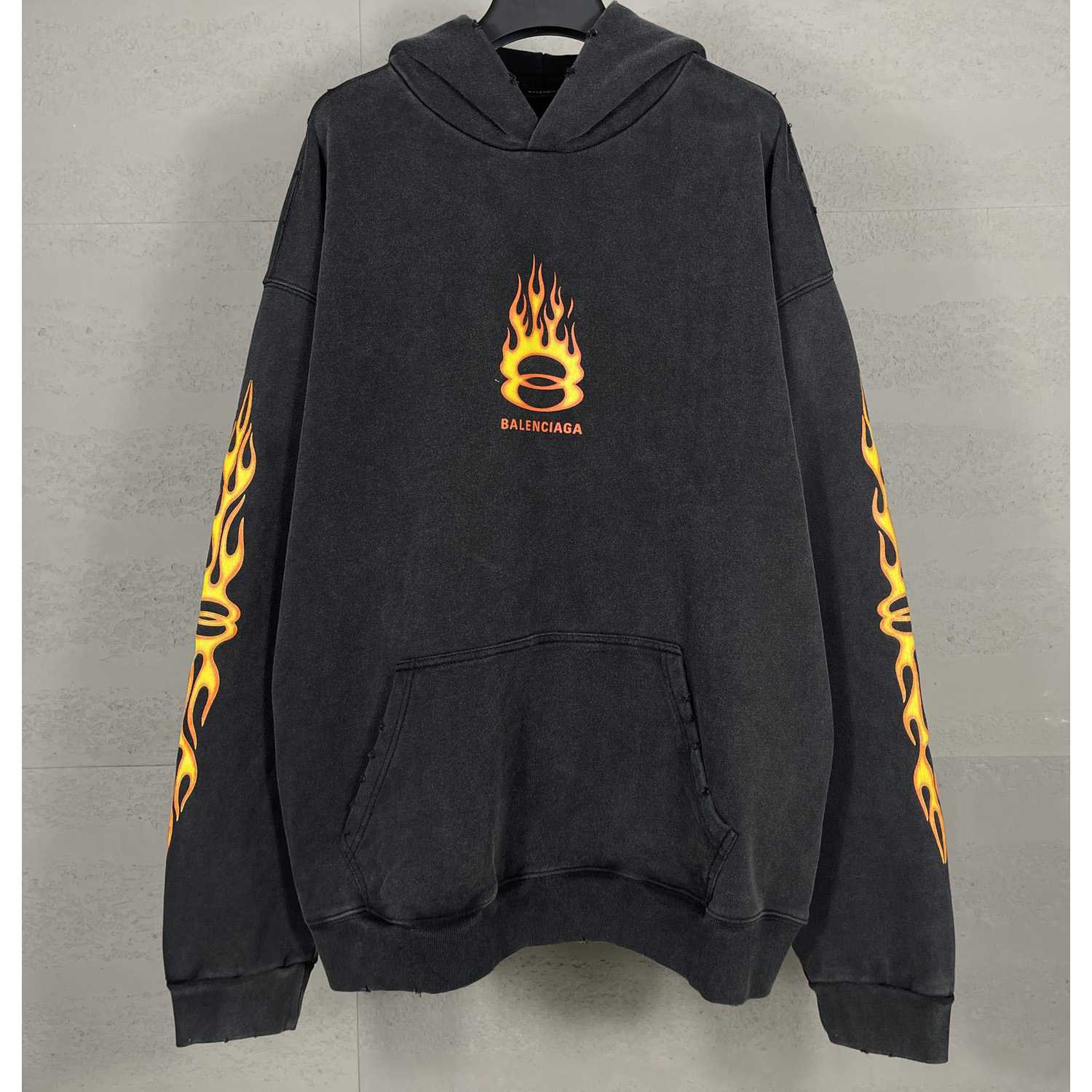 Balenciaga Oversized Flame Hoody - PerfectKickZ