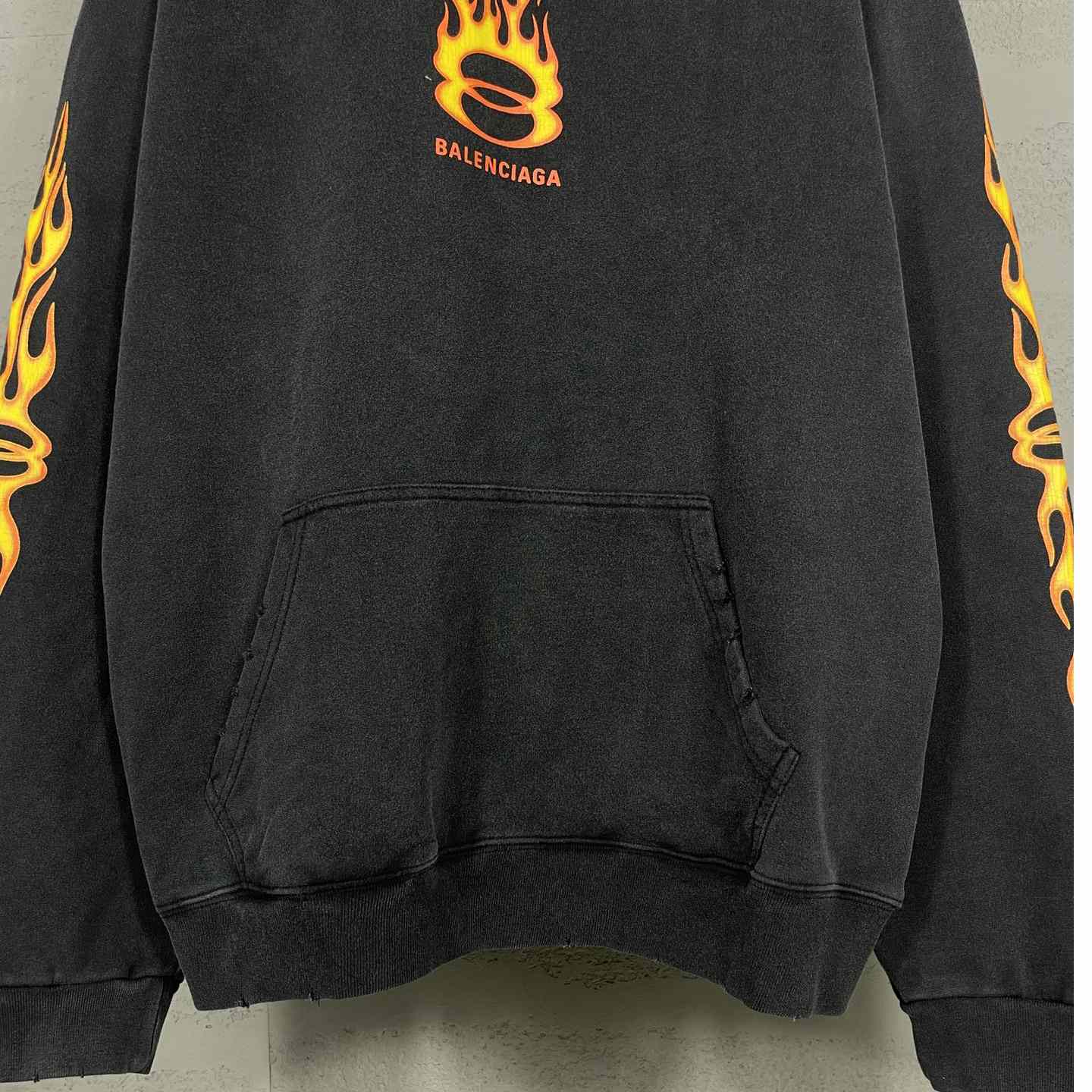 Balenciaga Oversized Flame Hoody - PerfectKickZ