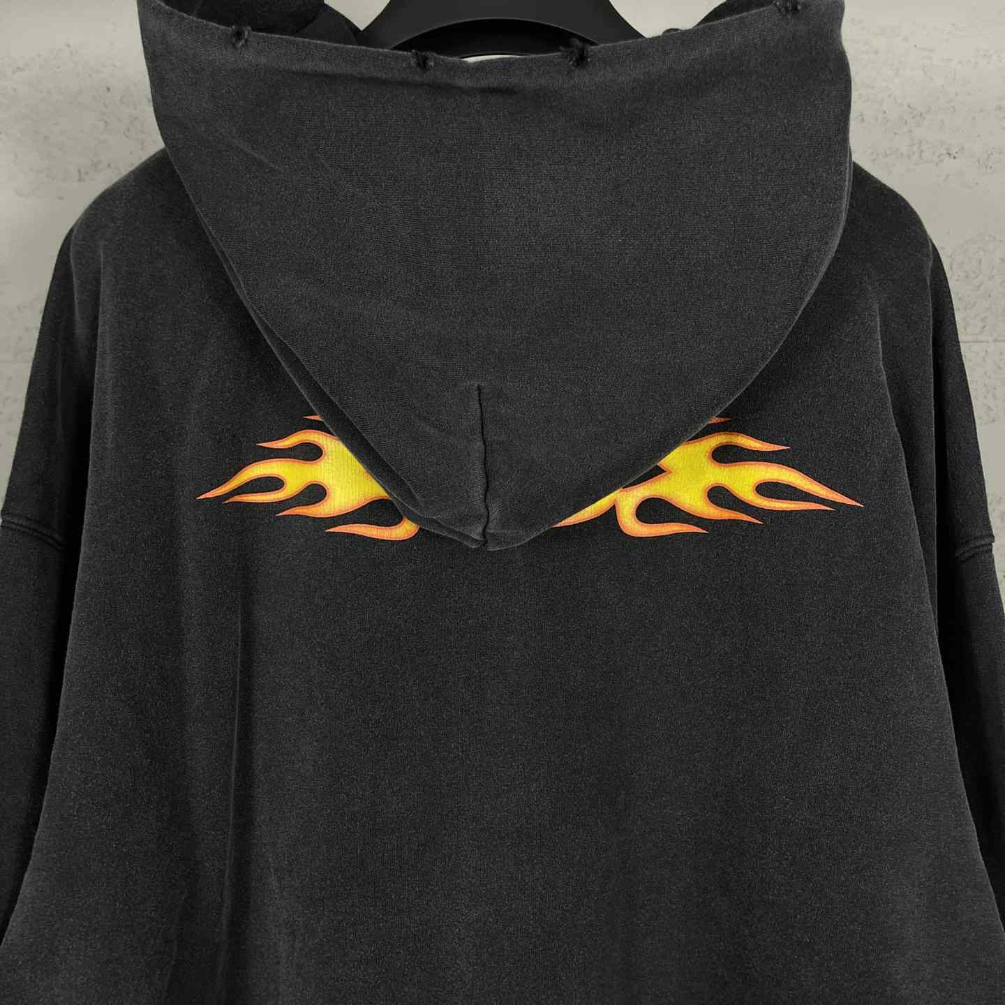 Balenciaga Oversized Flame Hoody - PerfectKickZ