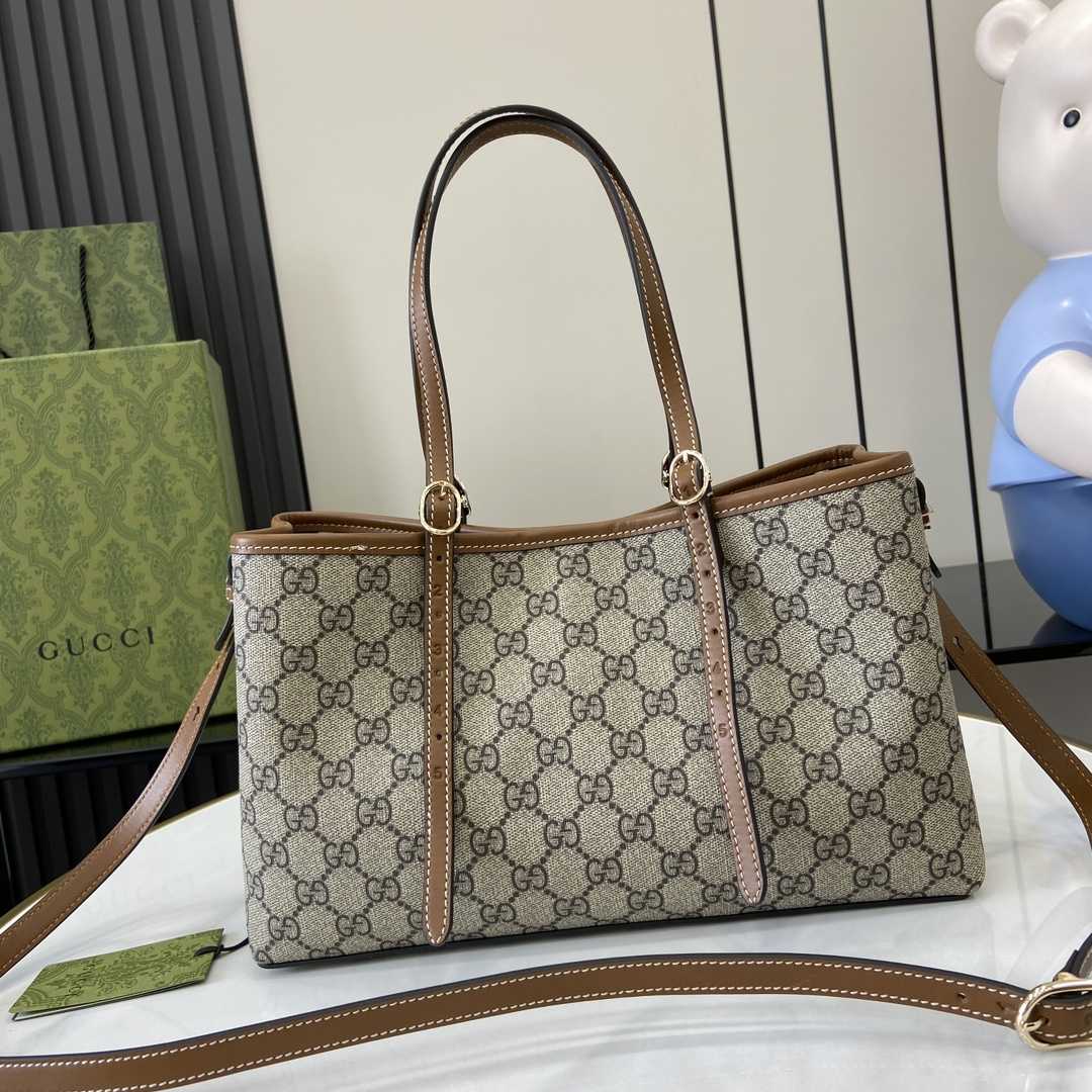 Gucci GG Emblem Small Tote Bag - PerfectKickZ