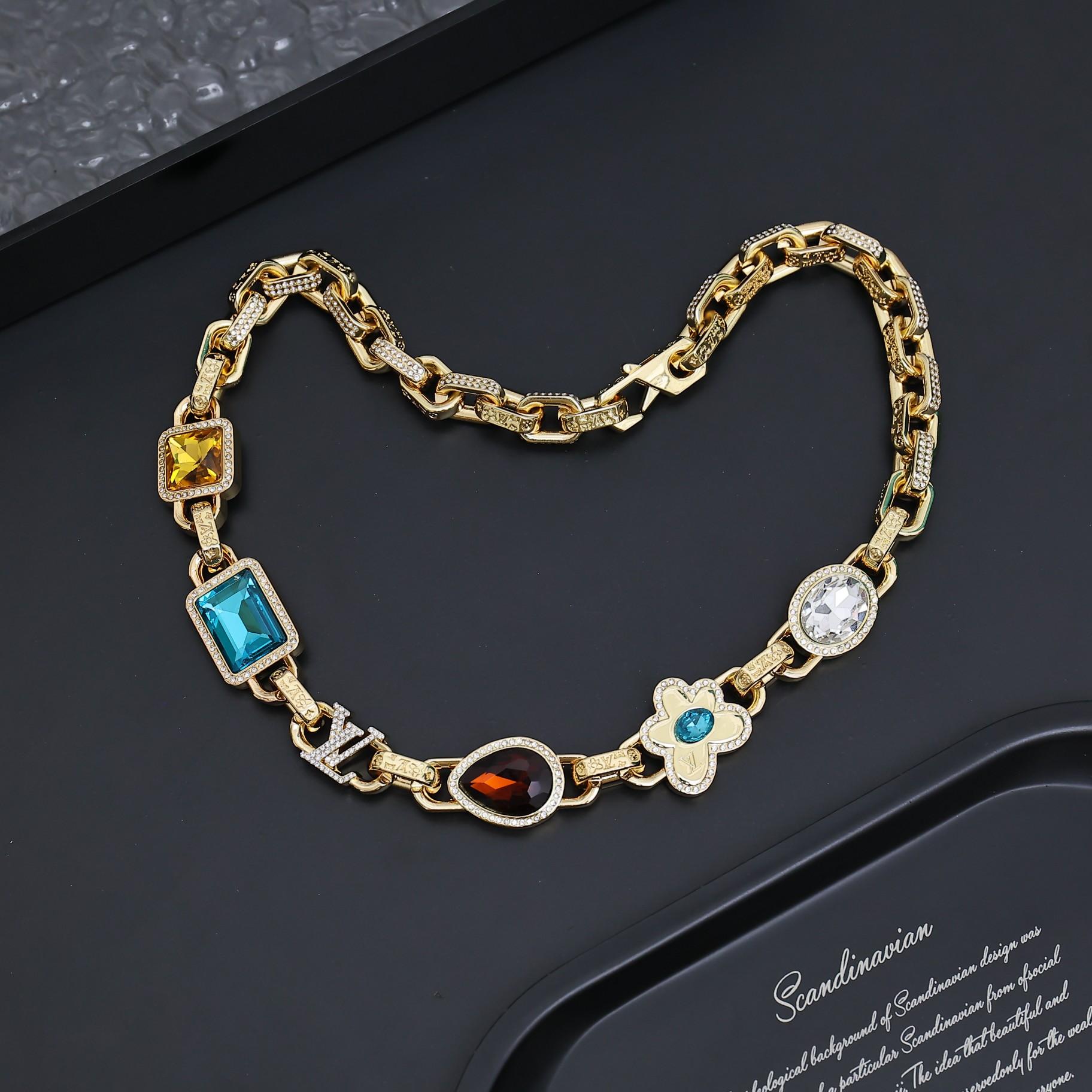 Louis Vuitton Paradise Stone Necklace  M01875 - PerfectKickZ