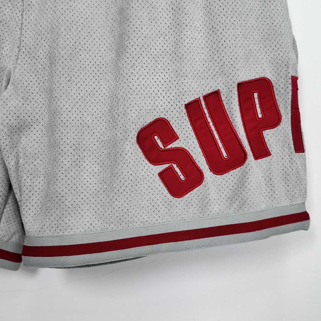 Supreme Ultra Suede Mesh Shorts - PerfectKickZ