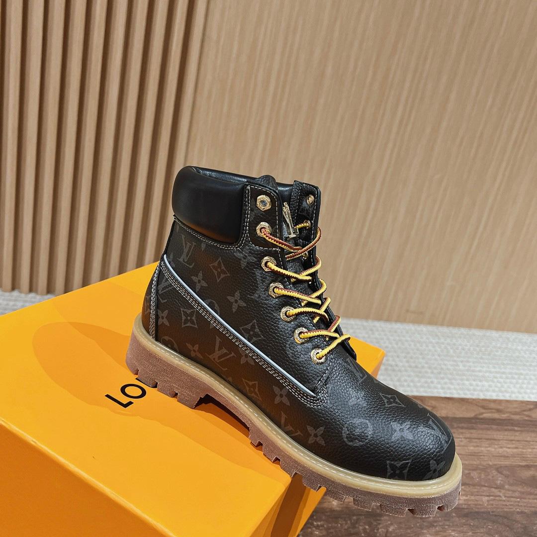 Louis Vuitton x Timberland Ankle Boot - PerfectKickZ