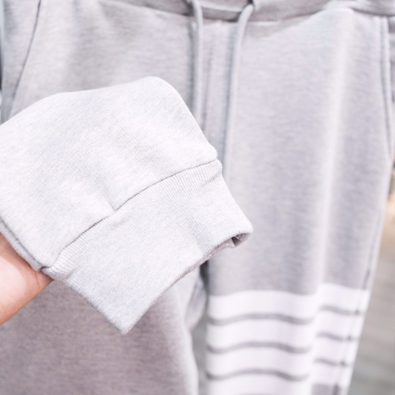 Thom Browne 4-Bar Cotton Track Pants - PerfectKickZ
