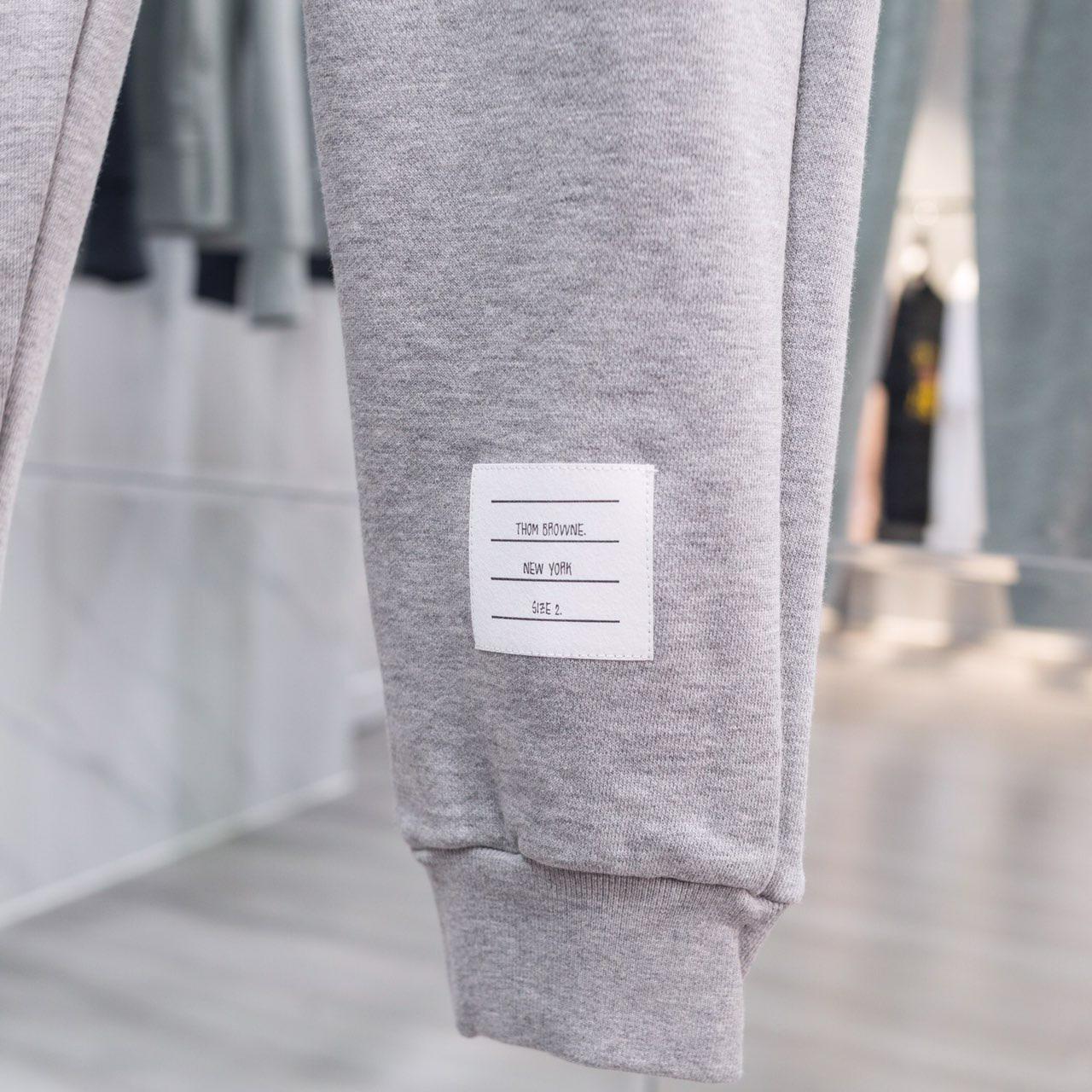 Thom Browne 4-Bar Cotton Track Pants - PerfectKickZ