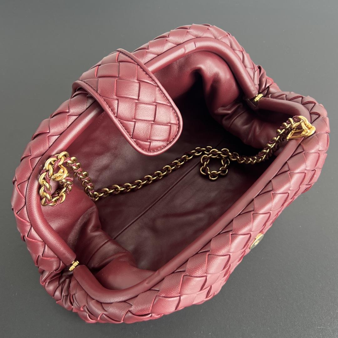 Bottega Veneta Teen Lauren 1980 With Chain   - PerfectKickZ