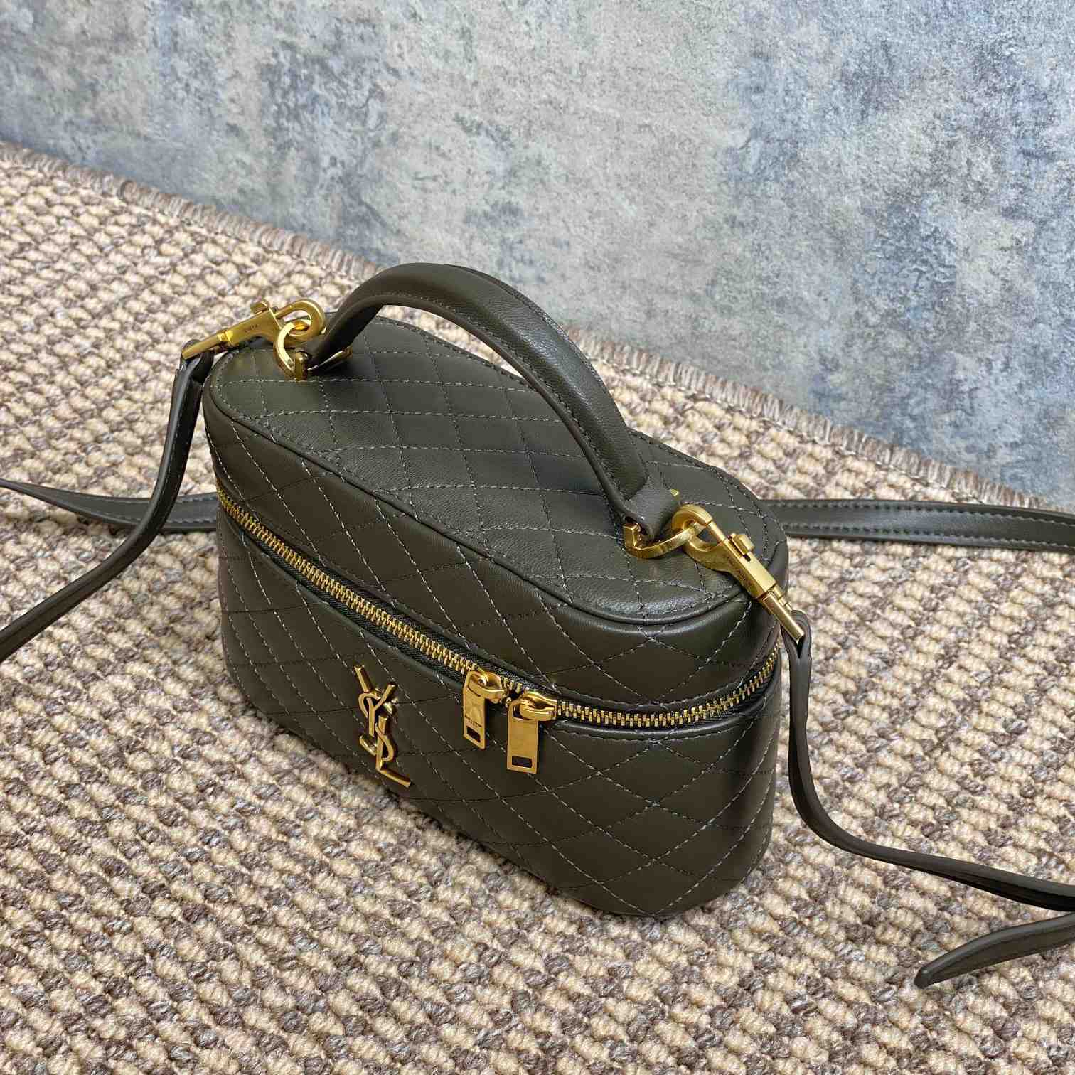 Saint Laurent Gaby Vanity Bag In Lambskin - PerfectKickZ