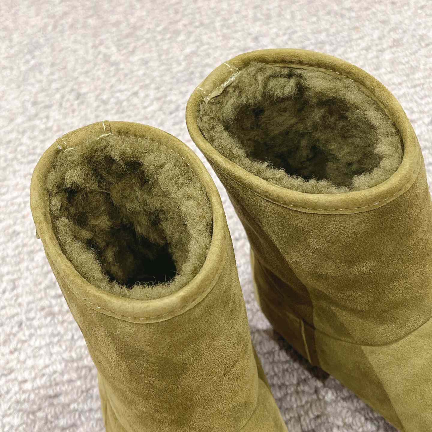 Loewe Lago Boot In Suede And Shearling - PerfectKickZ