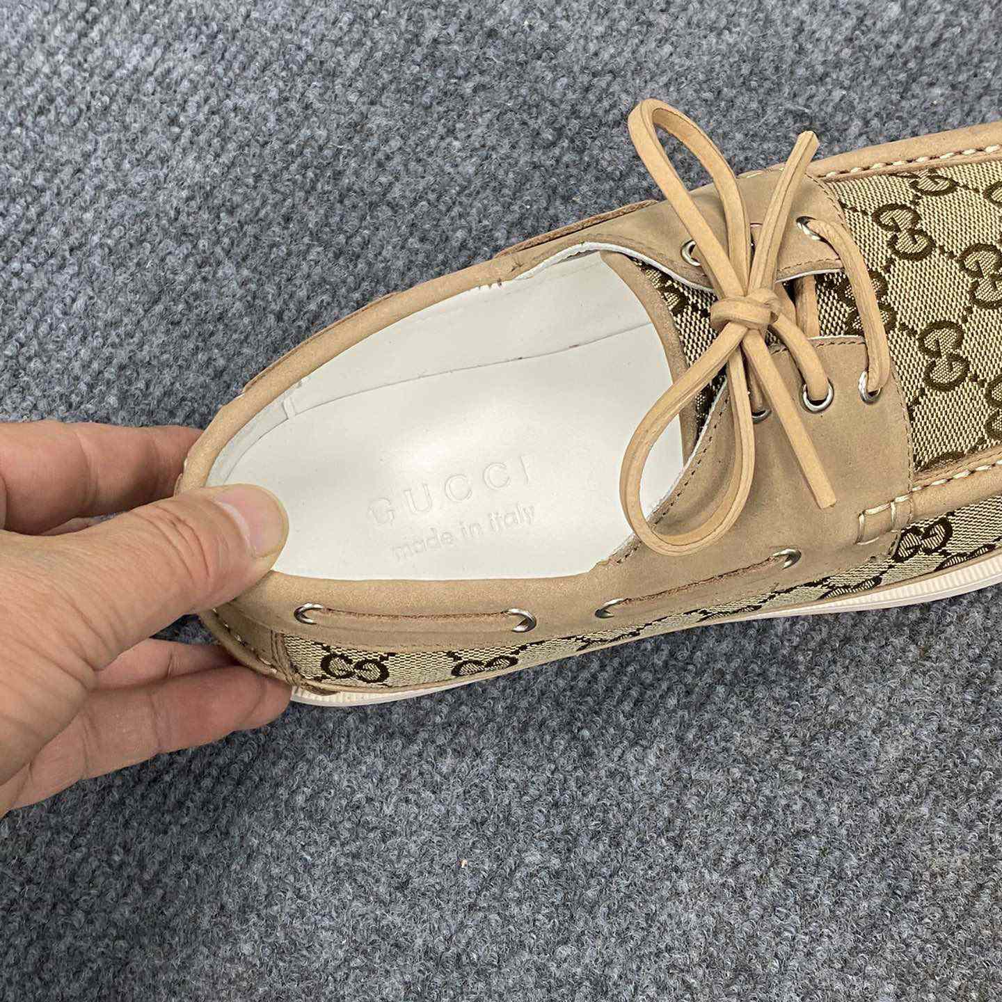 Gucci Men's Original GG Lace-up Loafer - PerfectKickZ