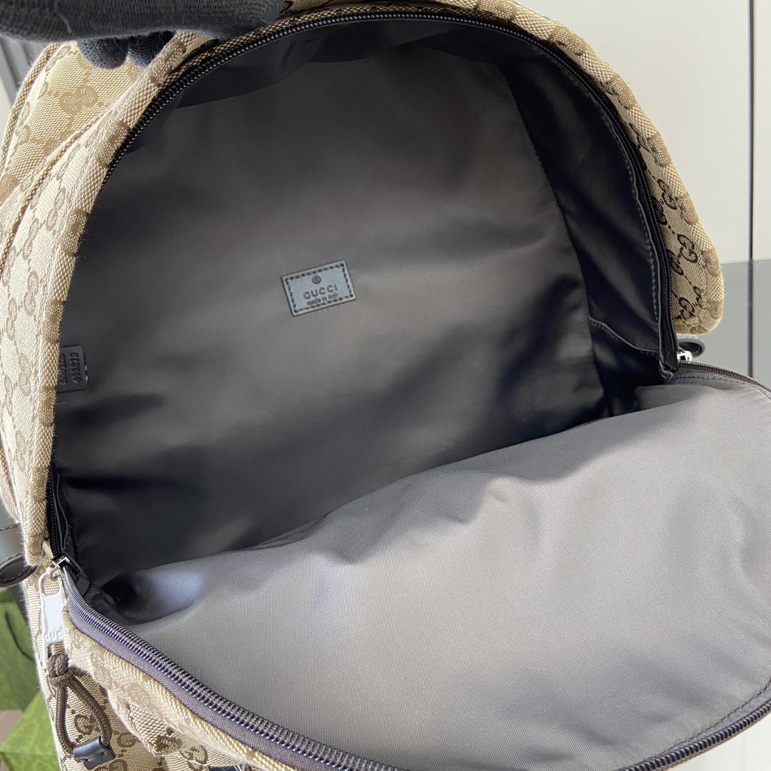 Gucci Medium Backpack With Gucci Logo - PerfectKickZ