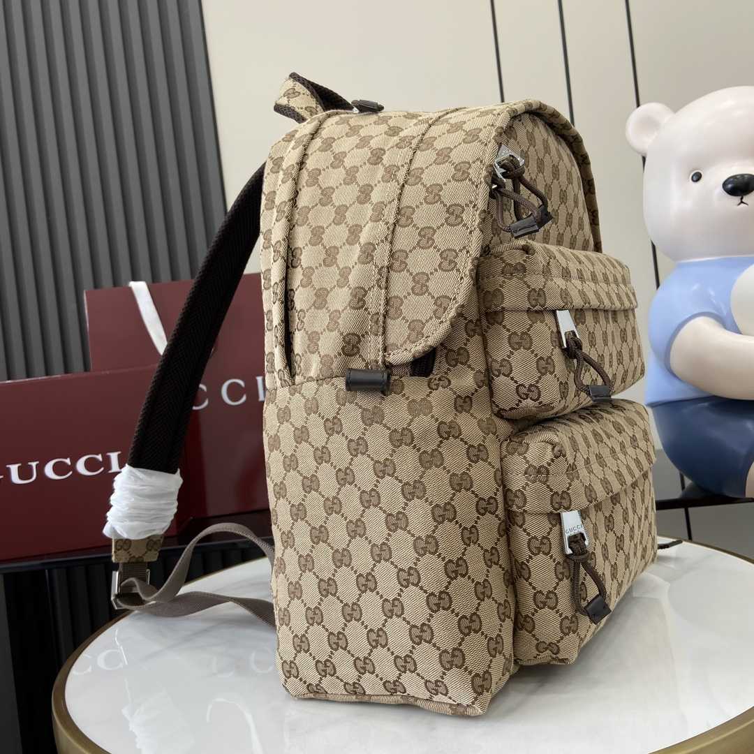 Gucci Medium Backpack With Gucci Logo - PerfectKickZ