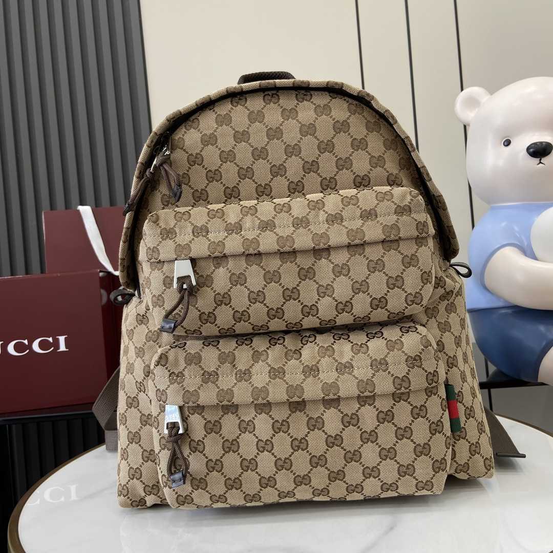 Gucci Medium Backpack With Gucci Logo - PerfectKickZ