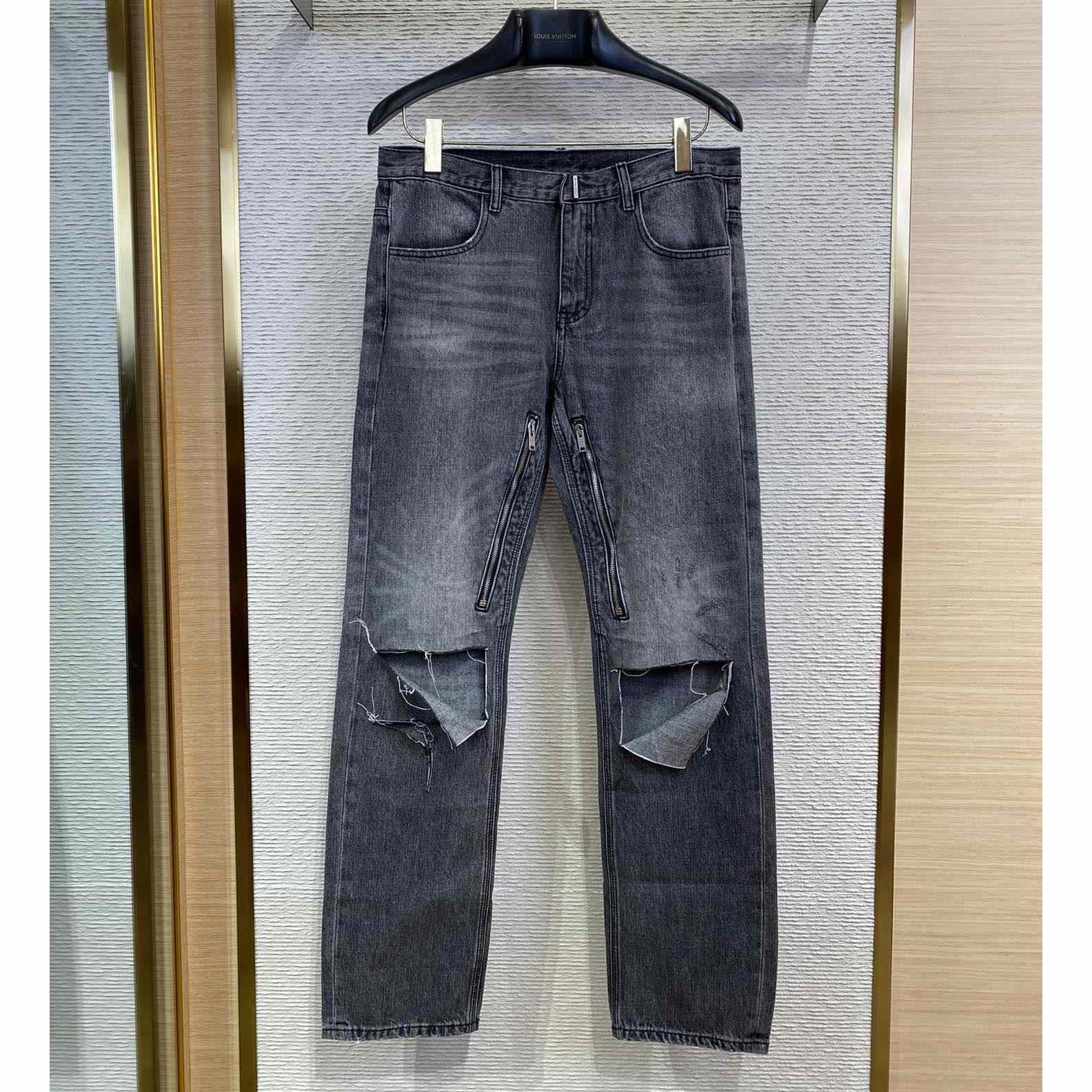 Givenchy Distressed Straight-leg Jeans - PerfectKickZ